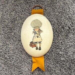 Vintage hand made Holly Hobbie Wall Hanging